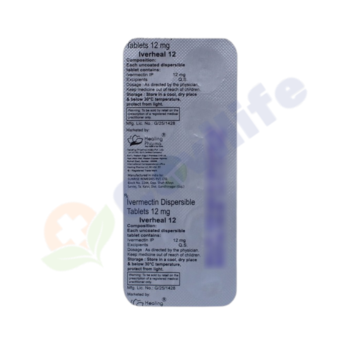 Iverheal 12 - Ivermectin 12 mg 2 Iverheal 12 mg strip